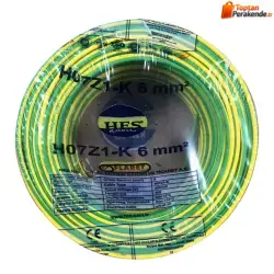 Hes Nyaf Kablo 6mm Sarıyeşil (H07z1-K) Halojen Free